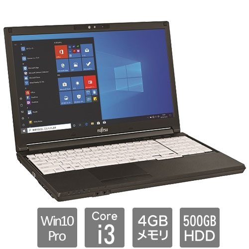 富士通 バリュー LIFEBOOK FMVA6602AP [LIFEBOOK A579/CX (Core i3 4GB HDD500GB SM Win10Pro64 15.6HD)]