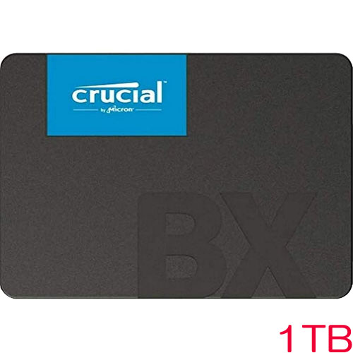 クルーシャル CT1000BX500SSD1JP [1TB Crucial BX500 3D NAND SATA 2.5インチ SSD 国内正規代理店品 3年保証]