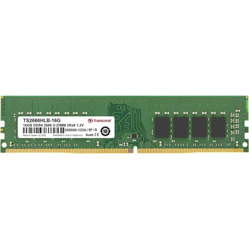 トランセンド TS2666HLB-16G [16GB DDR4 2666 Unbuffered Long-DIMM 2Rx8 (1Gx8) CL19 1.2V 288pin]