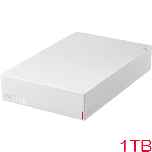 HD-LE1U3-WA [USB3.2(Gen1)対応外付けHDD 1TB ホワイト]