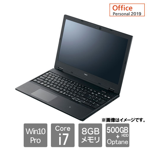 NEC VersaPro PC-VKH19DB6A3X6 [VD (Core i7 8GB HDD500GB+16GB Win10Pro64 15.6HD マルチ Personal2019)]