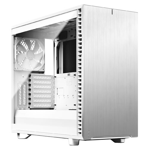 Fractal Design FD-C-DEF7A-06 [E-ATX ミドルタワーケース Define 7 Clear Tempered Glass White]