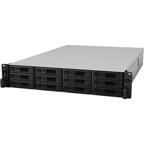 Synology SA3200D [2U12ベイ(SAS) NAS Dualコントローラ (Xeon D-1521 8GBメモリ 10GbE＋GbEｘ2 PCIe拡張) 冗長電源]