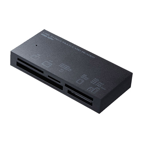 サンワサプライ ADR-3ML50BK [USB3.1 マルチカードリーダー(ブラック)]