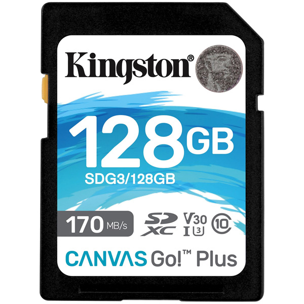 キングストン Kingston Canvas Go! Plus SDXC SDG3/128GB [128GB SDXCカード UHS-I U3]