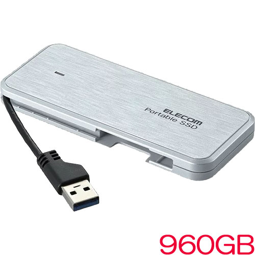 ESD-EC0960GWHR [外付けSSD/ポータブル/USB3.2Gen1/960GB/ホワイト]
