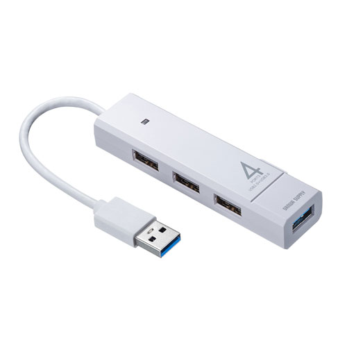 サンワサプライ USB-3H421W [USB3.1 Gen1+USB2.0コンボハブ(ホワイト)]