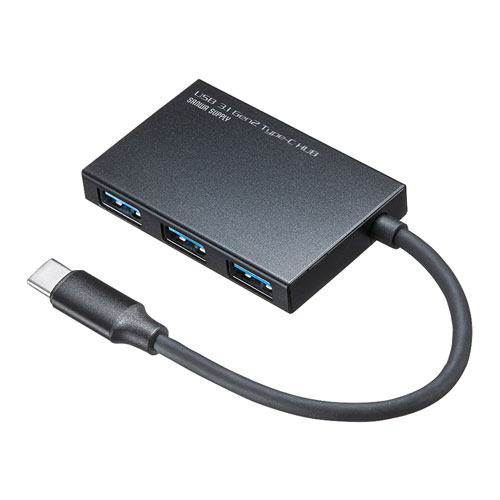 サンワサプライ USB-3TCH18BK [USB3.1 Gen2対応 Type-Cハブ]