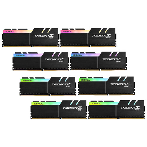 G.SKILL F4-2666C18Q2-256GTZR [Trident Z RGB 256GB (32GBx8) DDR4 2666Mhz (PC4-21300) CL18-18-18-43 1.20V]