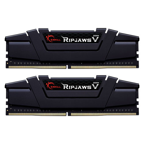 G.SKILL F4-3600C18D-64GVK [Ripjaws V 64GB (32GBx2) DDR4 3600Mhz (PC4-28800) CL18-22-22-42 1.35V Black]