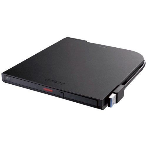 バッファロー DVSM-PTR8U3-BKA [USB3.2 Gen1対応ポータブルDVDドライブ 読込専用]