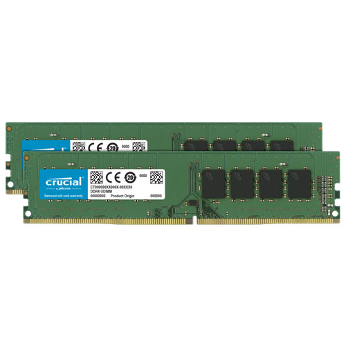 クルーシャル CT2K32G4DFD832A [64GB Kit (32GBx2) DDR4 3200 MT/s (PC4-25600) CL22 DR x8 Unbuffered DIMM 288pin]