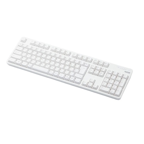 エレコム TK-FDM106TWH [無線キーボード/メンブレン式/フルサイズ/ホワイト]
