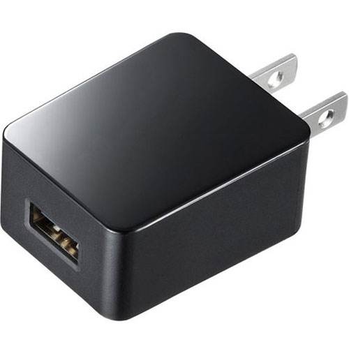 サンワサプライ ACA-IP69BK [USB充電器(1A・広温度範囲対応タイプ)]