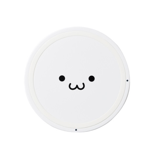 エレコム W-QA03WF [Qiワイヤレス充電器/5W/薄型/卓上/ホワイトフェイス]