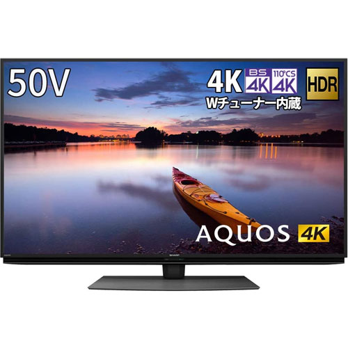 シャープ AQUOS 4K 4T-C50CN1 [4K+Android+50V型液晶テレビ、N-Blackパネル]