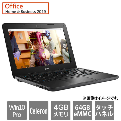 NBLA081-401H91 [Latitude 3190 2in1 (Celeron N4120 4GB eMMC64GB Win10Pro64 11.6HDタッチ H&B2019 1Y)]