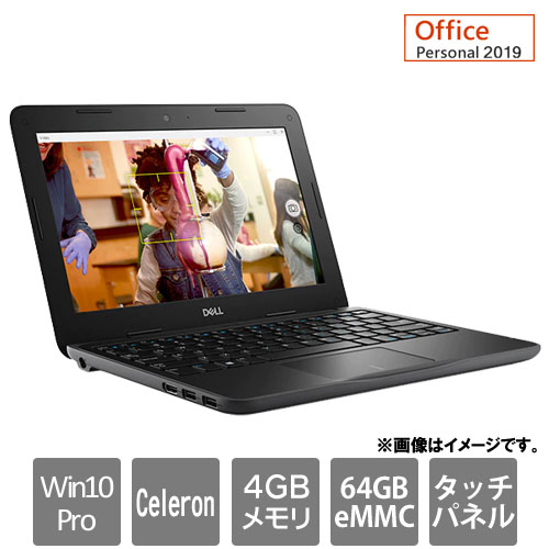 NBLA081-401P91 [Latitude 3190 2in1(CeleronN4120 4GB eMMC64GB Win10Pro 11.6HDタッチ Personal2019 1Y)]