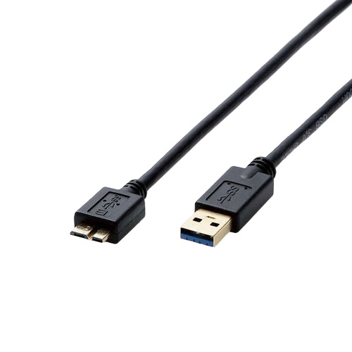 エレコム DH-AMB3N05BK [USB3.0ケーブル/A-microBタイプ/0.5m/ブラック]