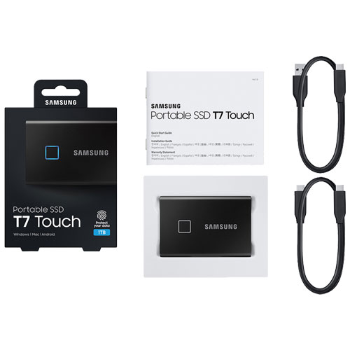 e-TREND｜サムスン(SSD) MU-PC2T0K/IT [Portable SSD T7 Touch [ブラック] 2TB]