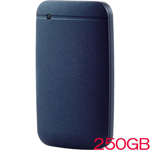ESD-EF0250GNVR [外付けSSD/USB3.2(Gen1)対応/250GB/ネイビー]