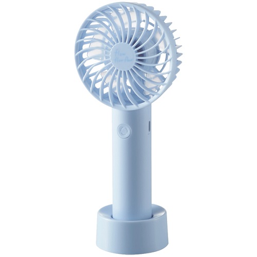 エレコム FAN-U204BU [USB扇風機/充電可能/小型ハンディ/ブルー]