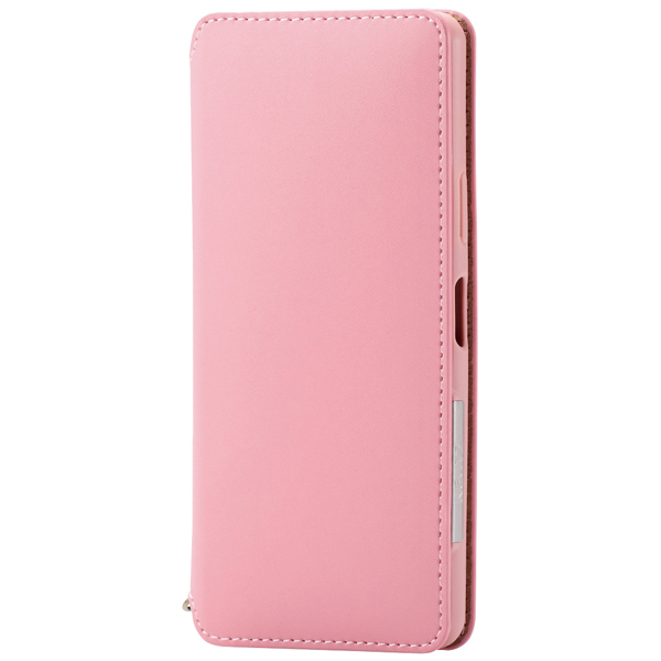 エレコム PM-X202PLFY2PN [Xperia 10 II/ソフトレザーケース/磁石付/ピンク]