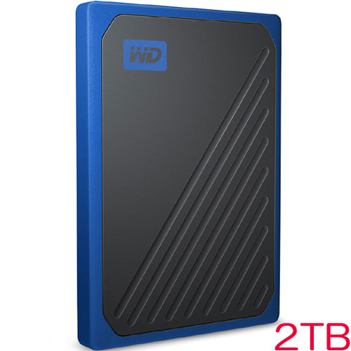 ウエスタンデジタル WDBMCG0020BBT-JESN [My Passport Go ポータブルSSD 2TB ブルー]