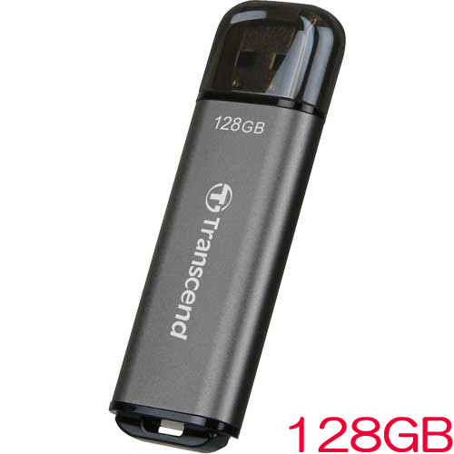 トランセンド TS128GJF920 [128GB 高速USBメモリ JetFlash 920 USB 3.2 Gen 1 スペースグレー]