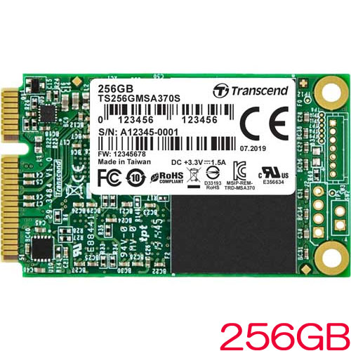 トランセンド TS256GMSA370S [256GB SSD MSA370 mSATA SATA-III DDR3 DRAMキャッシュ MLC]