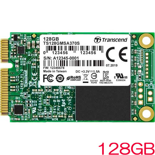 TS128GMSA370S [128GB SSD MSA370 mSATA SATA-III DDR3 DRAMキャッシュ MLC]