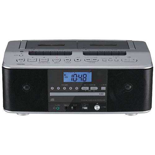 e-TREND｜東芝 TY-CDW990(S) [CDラジカセ Wカセット シルバー]