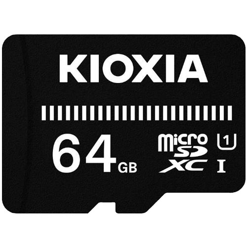 KIOXIA EXCERIA BASIC KMUB-A064G [UHS-I対応 Class10 microSDXCメモリカード 64GB]