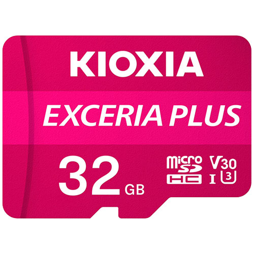 KIOXIA EXCERIA PLUS KMUH-A032G [UHS-I対応 Class10 microSDHCメモリカード 32GB]