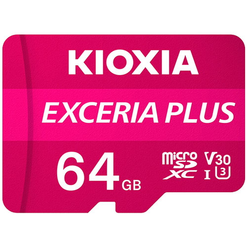 KIOXIA EXCERIA PLUS KMUH-A064G [UHS-I対応 Class10 microSDXCメモリカード 64GB]