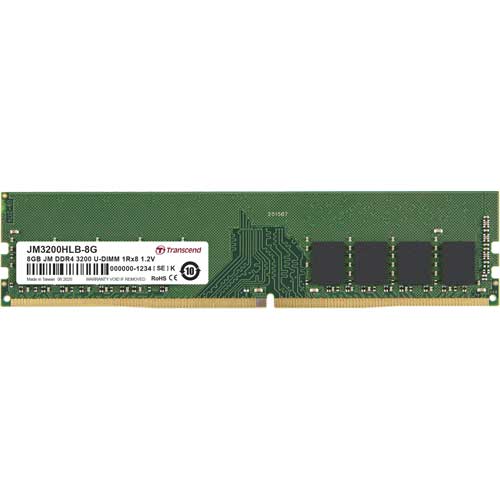 JM3200HLB-8G [8GB JetRam DDR4 3200 U-DIMM 1Rx8 (1024Mx8) CL22 1.2V]