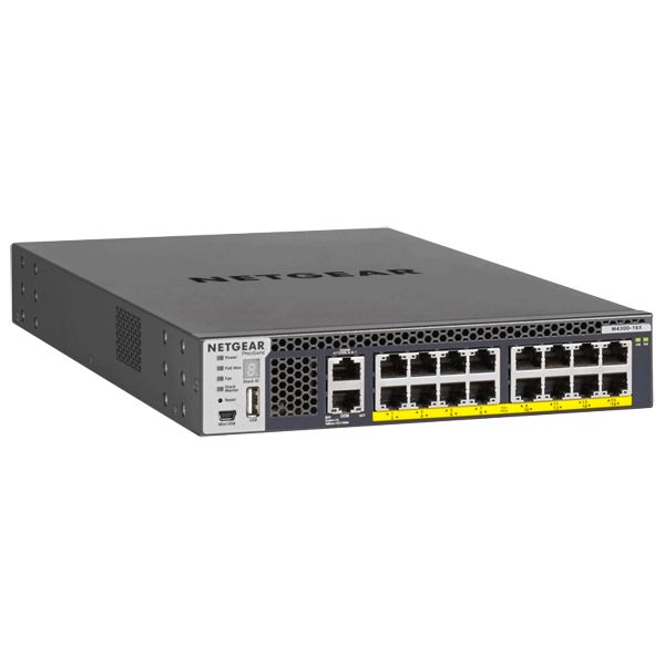 NETGEAR XSM4316PB-100AJS [PoE+/500W 10G16ポートL3マネージスイッチ M4300-16X]