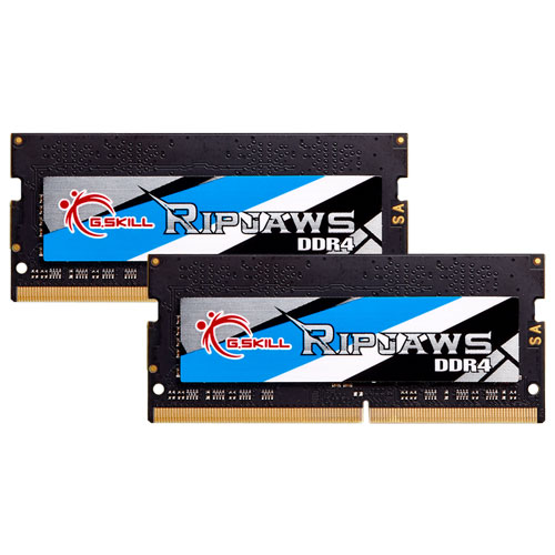 G.SKILL F4-3200C22D-64GRS [Ripjaws SO-DIMM 64GB (32GBx2) DDR4 3200MHz (PC4-24000) CL22-22-22-52 1.20V]