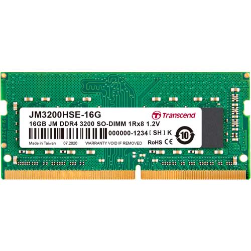 e-TREND｜トランセンド JM3200HSE-16G [16GB JetRam DDR4 3200 SO-DIMM ...