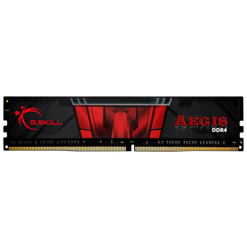 G.SKILL F4-3200C16S-16GIS [Aegis 16GB (16GBx1) DDR4 3200MHz (PC4-25600) CL16-18-18-38 1.35V]