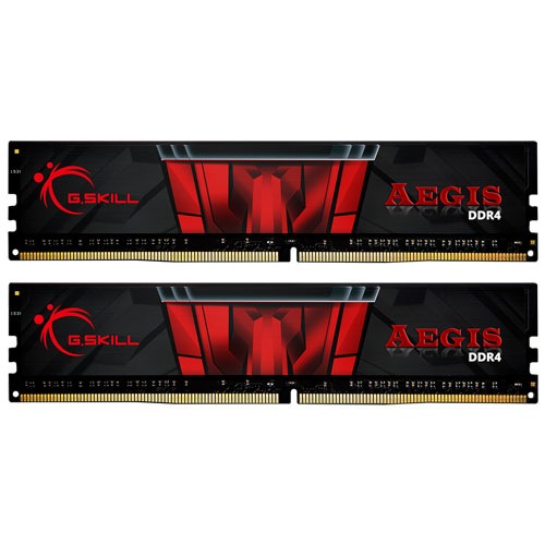 G.SKILL F4-3000C16D-32GISB [Aegis 32GB (16GBx2) DDR4 3000MHz (PC4-24000) CL16-18-18-38 1.35V]