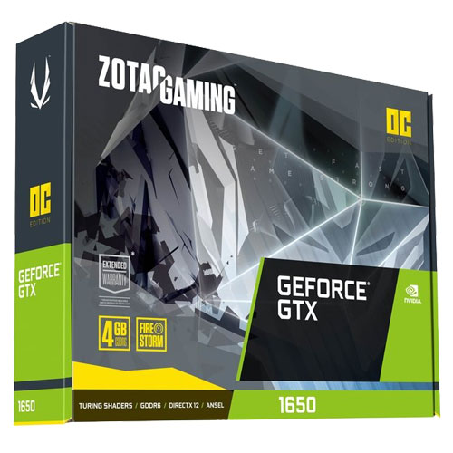 ZOTAC GeForce GTX 1650 OC ZT-T16520F-10L