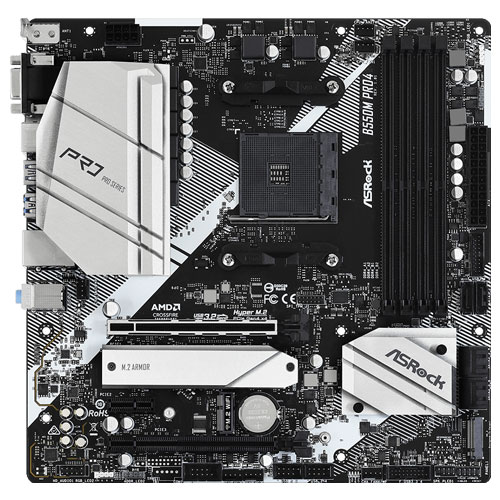 ASRock B550M Pro4 [マザーボード AMD B550/Socket AM4/DDR4/USB 3.1 Type-C/Micro ATX]