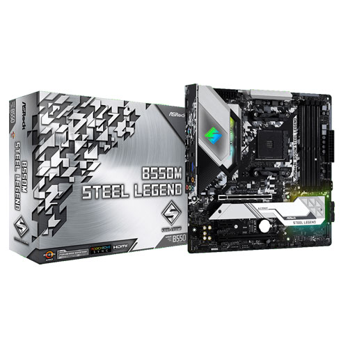 e-TREND｜ASRock B550M Steel Legend [マザーボード AMD B550/Socket ...