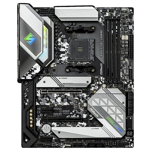 ASRock B550 Steel Legend [マザーボード AMD B550/Socket AM4/DDR4/USB 3.1 Type-C/2.5GbE/ATX]