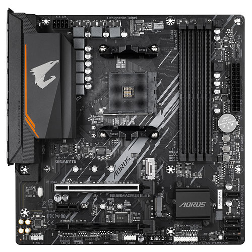 ギガバイト B550M AORUS ELITE [マザーボード AMD B550/Socket AM4/DDR4/Micro ATX]
