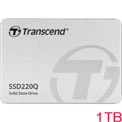 トランセンド TS1TSSD220Q [1TB SSD220Qシリーズ 2.5インチ SATA3 QLC NAND 3年保証]