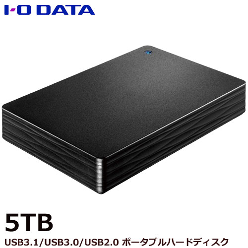 アイオーデータ HDPH-UT5DKR/E [USB 3.1 Gen 1(USB 3.0)対応ポータブルHDD 5TB]