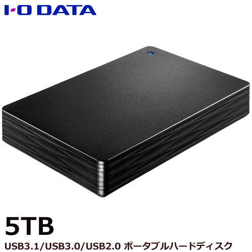 アイ・オー・データ HDPH-UT5DKR/E [USB 3.1 Gen 1(USB 3.0)対応ポータブルHDD 5TB]