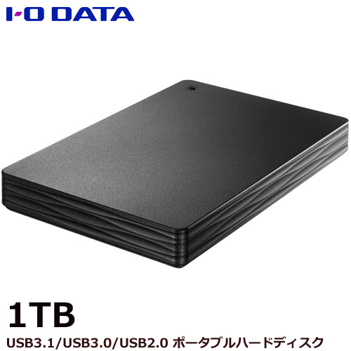 アイオーデータ HDPH-UT1KR/E [USB 3.1 Gen 1(USB 3.0)対応ポータブルHDD 1TB]